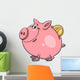 Piggy Bank with Coin Wall Decal