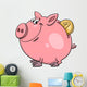 Piggy Bank with Coin Wall Decal