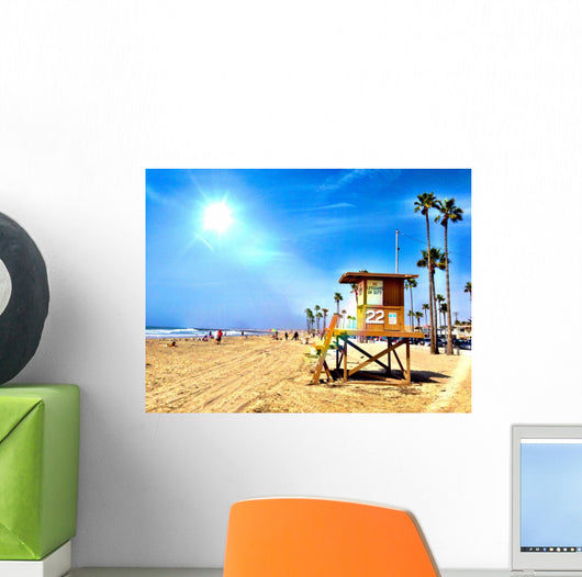 Sunny Newport Beach Ca Wall Decal