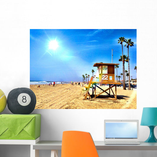 Sunny Newport Beach Ca Wall Decal