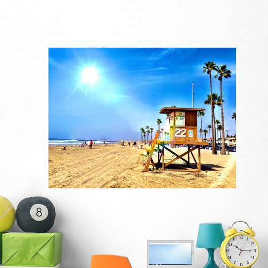 Sunny Newport Beach Ca Wall Decal