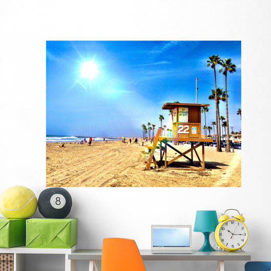 Sunny Newport Beach Ca Wall Decal