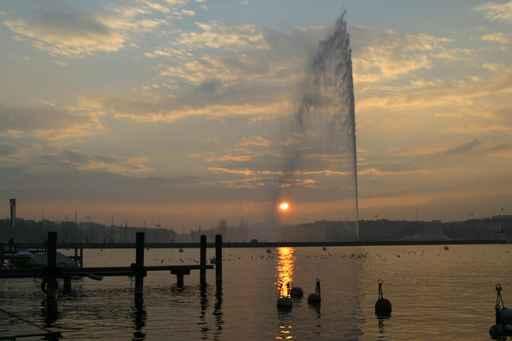 Sunset Geneva 1 Wall Decal