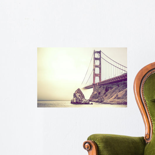 Golden Gate Fog Wall Decal