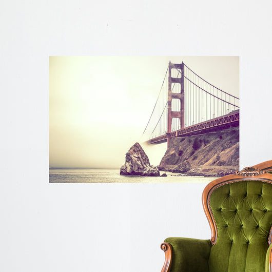 Golden Gate Fog Wall Decal