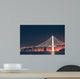 Oakland Bay Bridge Night Wall Decal