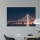 Oakland Bay Bridge Night Wall Decal