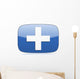Plus Icon Cross Sign Wall Decal