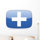 Plus Icon Cross Sign Wall Decal