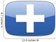 Plus Icon Cross Sign Wall Decal