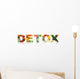 Healthy Vegetarian Detox Diet Wall Decal