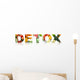 Healthy Vegetarian Detox Diet Wall Decal