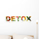 Healthy Vegetarian Detox Diet Wall Decal