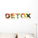 Healthy Vegetarian Detox Diet Wall Decal