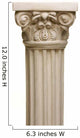 Ancient Column Pillar Replica Wall Decal