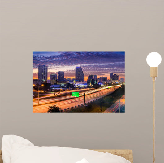 Orlando Florida USA Skyline Wall Decal