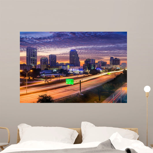 Orlando Florida USA Skyline Wall Decal