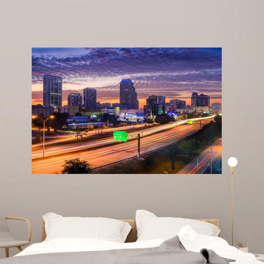 Orlando Florida USA Skyline Wall Decal
