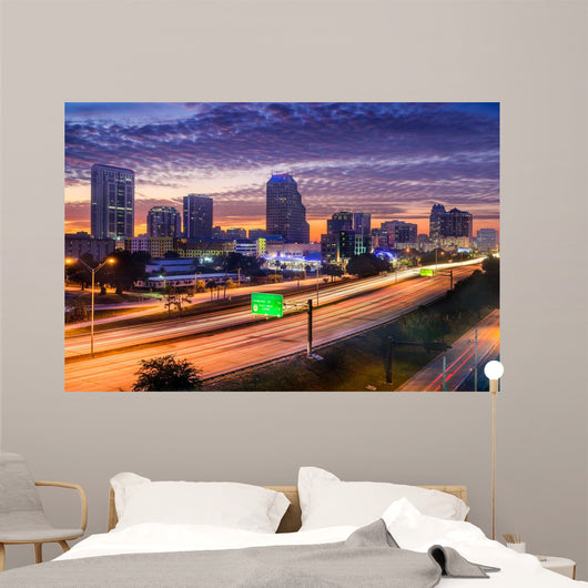 Orlando Florida USA Skyline Wall Decal