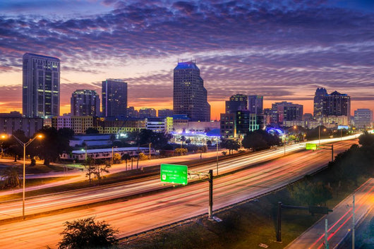 Orlando Florida USA Skyline Wall Decal