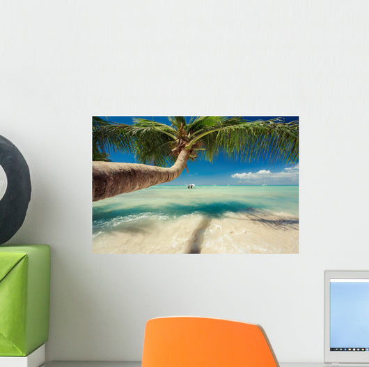 Beautiful Palm Tree over Wall Decal