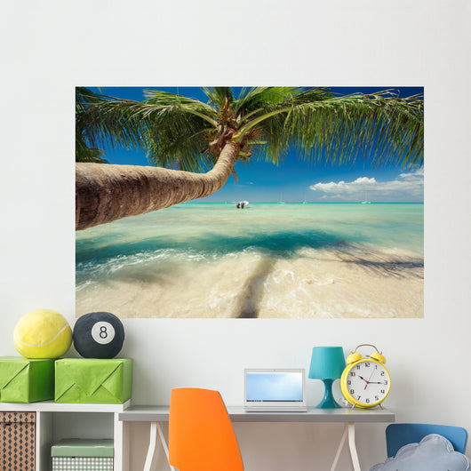Beautiful Palm Tree over Wall Decal