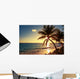 Sunny Tropical Palm Trees Wall Decal