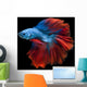 Capture Moving Moment Red-blue Wall Decal