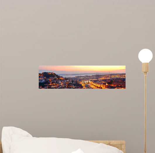 Lisbon Beautiful Panorama Wall Decal