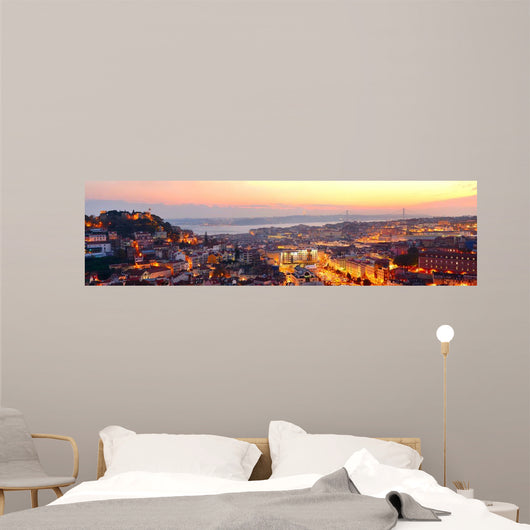 Lisbon Beautiful Panorama Wall Decal