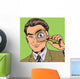 Man Is Detective Looking Wall Decal