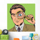 Man Is Detective Looking Wall Decal
