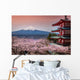 Beautiful MT Fuji during Sakura Wall Decal