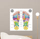 Foot Pressure Point Poster Wall Decal