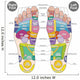 Foot Pressure Point Poster Wall Decal