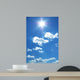 Sun and Clouds Sky Wall Decal