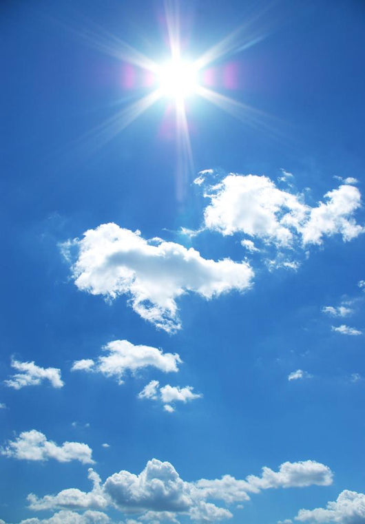 Sun and Clouds Sky Wall Decal
