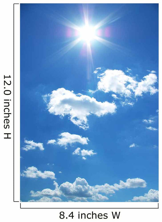 Sun and Clouds Sky Wall Decal