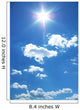 Sun and Clouds Sky Wall Decal