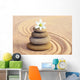 Stone Balance and Flower Wall Decal