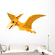 Cute Pterodactyl Cartoon Wall Decal