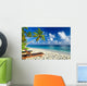 Lazy Vacation Paradise Beach Wall Decal