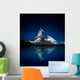 Night-time Mountain Reflection Matterhorn Wall Decal