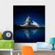 Night-time Mountain Reflection Matterhorn Wall Decal