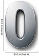 Number Wall Decal