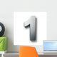 Number 1 Wall Decal