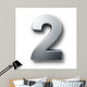 Number 2 Wall Decal