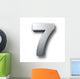 Number 7 Wall Decal