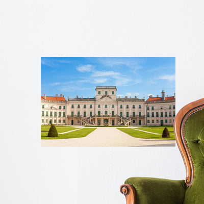Esterhazy Palace Wall Decal shown on a wall