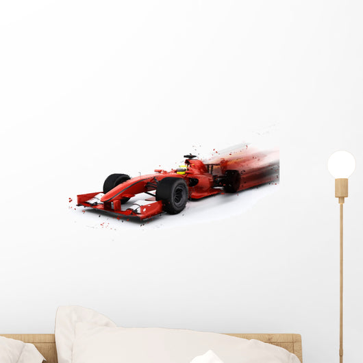 F1 Generic Racing Car Wall Decal